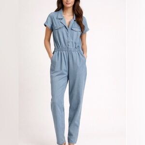 Stylish Blue Jumpsuit